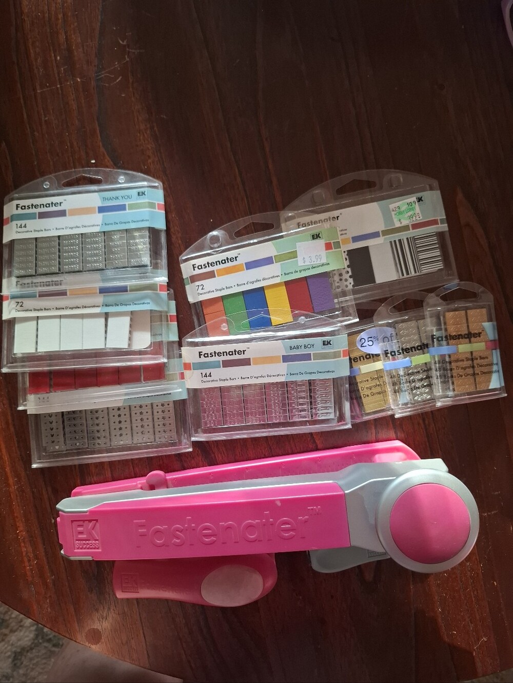 EK Success Fastenater Stapler with Extra Staple Bundle